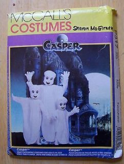 Casper Ghost Easy Costume Halloween SEWING Pattern McCalls OOP 7860 