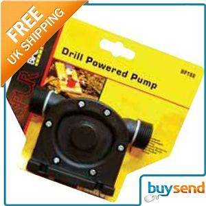 Electric Drill Powered Pump Water Pond Pool Tank Syphon