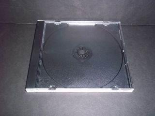  JEWEL CASES & BLACK TRAYS audio compact disc empty plastic case tray
