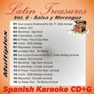   Multiplex Karaoke CDG V.6 Spanish Salsa Merengue En Espanol