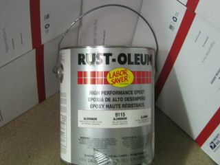 Rust oleum High Performance Epoxy Aluminum 9115 1 gallon
