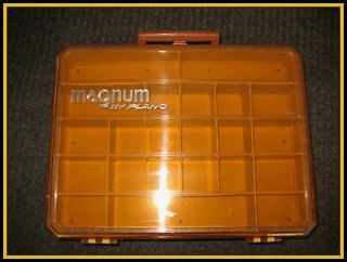 Vintage MAGNUM by PLANO 1152 Double Sided Tackle Box w/Dividers ,Great 