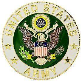   Pride Round Military Enamel Emblem Crest Logo Auto Car Grill Badge