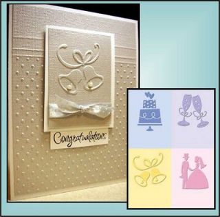 Wedding 4 Piece Embossing Folder by Provocraft Cuttlebug for All 