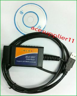   SHIPPING ELM327 USB OBD2 CAN BUS USB Auto Diagnostic Interface Scanner