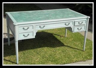 Spectacular French Gray ( Light Blue ) English Writing Desk NR SALE