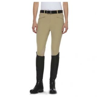 Ariat Performer Breeches   Girls/Childs   Front Zip   Tan   All Sizes