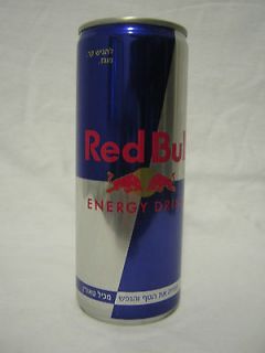 Red Bull   a full can of energy drink, 250ml, israel