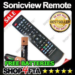   CONTROL FOR SONICVIEW HD 8000 360 PERMIER ELITE 4000 + FREE BATTERIES