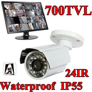   24IR Waterproof CCD Security Camera bullet 3.6mm Surveillance camera