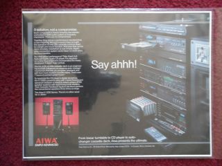 aiwa stereo system in Home Audio Stereos, Components