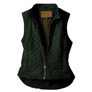   with TAGS 2177 Outback Ladies Quilted Oilskin Vest  Bronze or Green