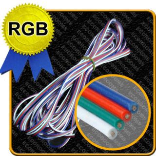 LED RGB Strip cable wire extension cord Stripe String light car home 