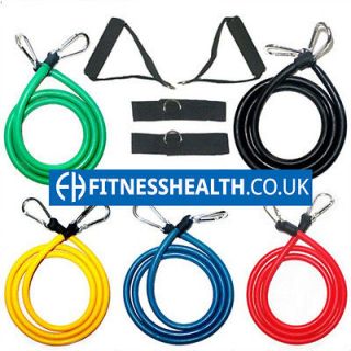 EXTREME RESISTANCE BANDS EXERCISE EQUIPMENT HOME FITNESS GYM WORKOUT