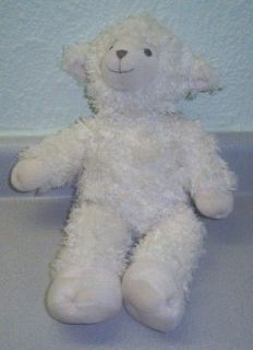 BABW Build A Bear Soft Easter White Lamb Plush Stuffed Animal