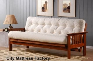   Futon Mattress Solid Cover 11 Layer Factory Direct Full/Queen