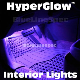 Purple LED Interior Lights 5050 SMD Neon Glow Lighting Dash Seat Vent 
