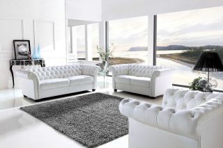 Modern Real Leather Sofa/Loveseat/​Chair by Le Confort