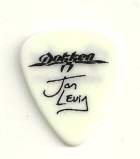 DOKKEN JON LEVIN TOUR GUITAR PICK