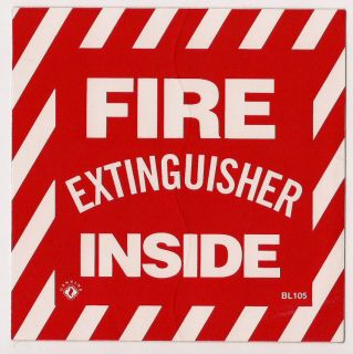 fire extinguisher sign in Industrial Fire Protection