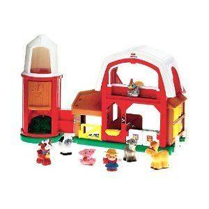 Fisher Price K7925 Little People Animal Sounds Farm Barn Kids Toy