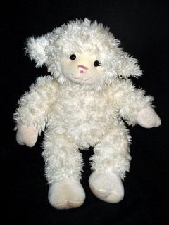 Adorable Build a Bear White Sweet Full Sized Plush Stuffed Lamb