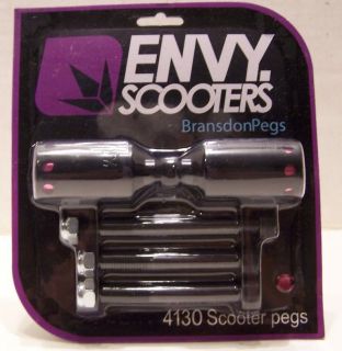 ENVY BRANSDON PEGS BLACK PINK BLUNT PROFESSIONAL KICK SCOOTER PARTS 