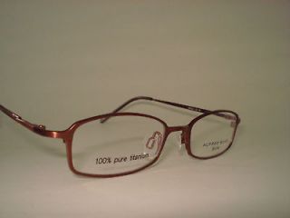 Alfred Sung 4456 100% Pure Titanium Eyeglass Frame NEW