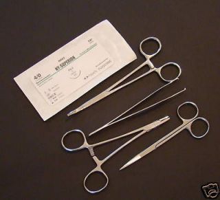 First Aid Suture Kit ~New~Stainless Steel
