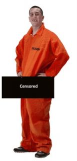 CONVICT prisoner jumpsuit Dept of Corrections ADULT HUMOR mens 