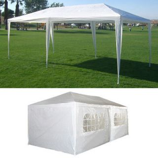 10 x 20 Party Wedding Tent Canopy Gazebo Door Walls White steel 