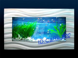Plasma Style Modern Wall Mount Aquarium Fish Tank + Kit New