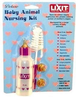 Lixit Pet First Aid & Nursing Kits for all animals with bottles 