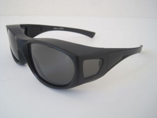 Polarized Sunglasses cover / put / wear over RX glasses   fit your 