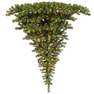 FT UPSIDE DOWN UMBRELLA CHRISTMAS TREE FOR WALL CLEAR