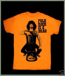 FRANK ZAPPA Folk Rock Is A Drag T SHIRT PSYCH 60s LP MOTHERS OF 