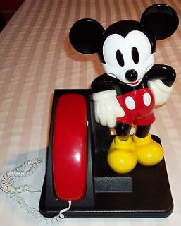 WALT DISNEY MICKEY MOUSE TELEPHONE BY AT&T 1995 WORKS GREAT GREAT 