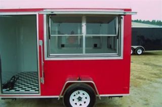   2013 7 X 12 CATERING CONCESSION BBQ VENDING FOOD EQUIPPED TRAILER