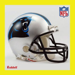   PANTHERS OFFICIAL NFL MINI REPLICA FOOTBALL HELMET RIDDELL (NEW 2012