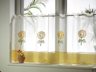 sunflower kitchen curtains in Curtains, Drapes & Valances