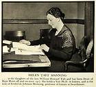 1935 Print Helen Taft Manning William Bryn Mawr School College 