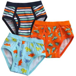 NEW Vaenait Baby Boy 3 pack of Underwear Briefs Pantie Set  Dinofire 