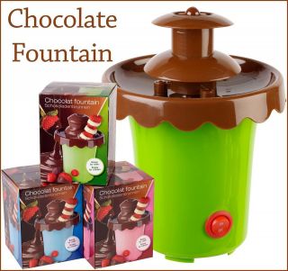 Mini Melted Chocolate Fountain Display Centrepiece Party Easy Clean 
