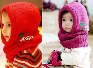 Colors Warm Baby Kids Wraps Collar Zara Tweet Wool Crochet Knit Star 
