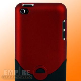 RED HARD CASE FOR APPLE IPOD TOUCH ITOUCH 4G 4TH Gen Generation