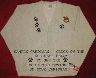 French Bulldog Cardigan Jacket 2X (Sweatshirt) Ash Grey