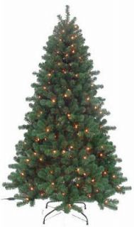 Foot Piedmont Fir Artificial Christmas Tree, 100 Clear Lights, 28 