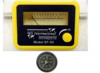Satellite Signal Finder Meter and Compass Directv/Dish FTA HD