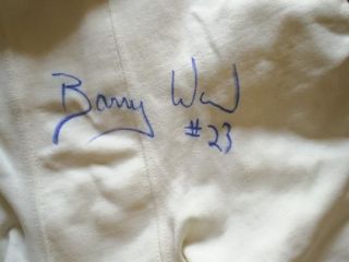   SIGNED KANSAS CITY CHIEFS BARRY WORD GAME USED PANTS AUTOGRAPHED COA