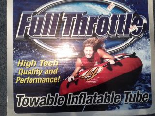 Full Throttle Towable Inflatable Tube